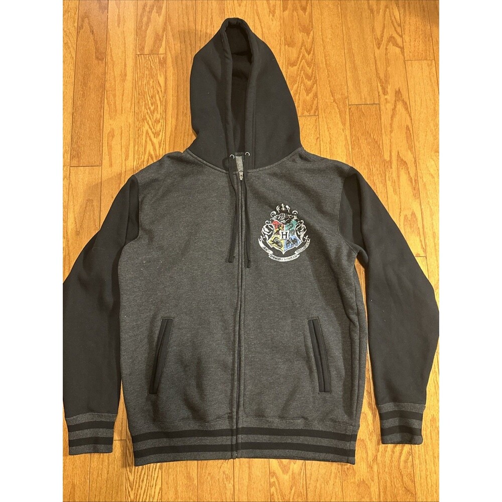 Universal Studios Hogwarts Harry Potter Full Zip Hoodie Sweater Large